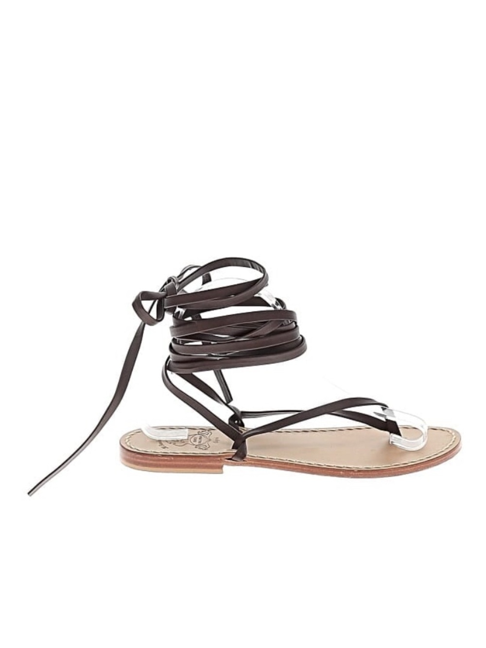 Women’s Brown Lace-Up Leather Gladiator Sandals size 39